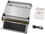 Hand Wrapping Machine, Professional Cling Film Wrapping Machine, 304 Stainless Steel Food Stretch Film Dispenser with 5 Temp Settings, for Fruits Vegetables Seafood Packaging, 110V - Image 7