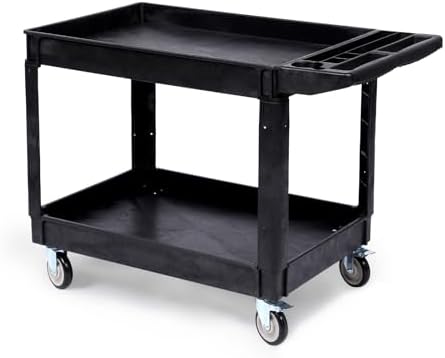 Garvee Utility Cart, 550LBS Heavy Duty Rolling Cart with 360° Swivel Wheel by Garvee