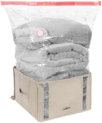 Compactor Vacuum Storage Bag & Semi-Rigid Cube, Closet Organizer, 125L by Compactor