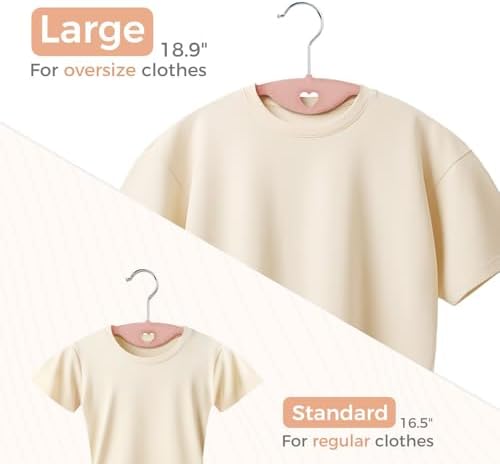 Velvet Hangers Felt Clothes Hangers 30 Pack - Image 3