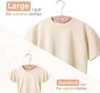 Velvet Hangers Felt Clothes Hangers 30 Pack - Image 3