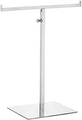 uxcell Purse Display Stand T Shaped Metal Adjustable Handbag Rack Double Hook Holder Necklace Organizer for Home Boutique Store - Silver by uxcell