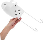 Wall Mount Steam Iron Holder and Ironing Board Organizer White - Image 3