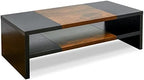 TEAMIX 20 inch Monitor Riser Stand - 2 Tiers, Wood Morden Desktop Bookshelf by TEAMIX
