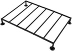 7 Tier Wall Mounted Tie Rack Scarf Display Stand Belt Pants Hangers Scarves Hijab Stand, Towel Rack Ribbon Holder,Wrapping Paper Spool Storage for Retail,Store (Black, 7 Tier 23.6x33in) - Image 5
