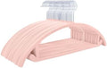 MIZGI Velvet Hangers 60 Pack, Patented Rounded Shoulder Sweater Hangers by MIZGI