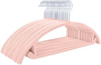 MIZGI Velvet Hangers 60 Pack, Patented Rounded Shoulder Sweater Hangers by MIZGI