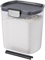 ProKeeper+ 6-Piece Airtight Food Storage Container Set – Clear Plastic Flour and Sugar Canister Set with Magnetic Accessories for Kitchen Organization - Image 5