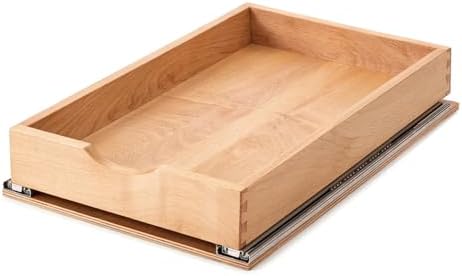 Pull Out Cabinet Drawers - 6x2 Size Options (12-23'W,18-21'D), Pre-Assembled with Soft Close Slides, Solid Beechwood, Easy Installation(12'W x 18'D) by Unknown