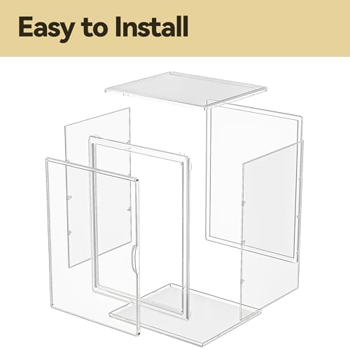 Clear Shoe Storage Boxes with Divider, Stackable Plastic Boot Boxes - Image 6