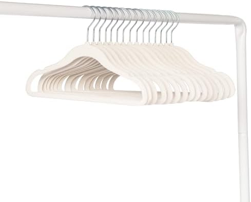 3 Sprouts Velvet Baby Hangers, Non Slip Slim, Cream, 30 Pack - Image 2