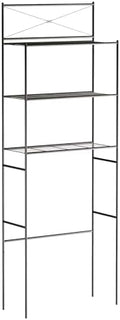 Zenna Home Over the Toilet Storage Shelf Space Saver, Behind Toilet Bathroom Organizer and Storage, Metal Bathroom Organizer with 3 Shelves, Oil Rubbed Bronze by ZennaHome