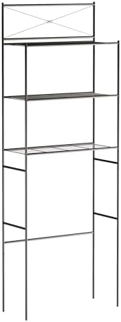 Zenna Home Over the Toilet Storage Shelf Space Saver, Behind Toilet Bathroom Organizer and Storage, Metal Bathroom Organizer with 3 Shelves, Oil Rubbed Bronze by ZennaHome