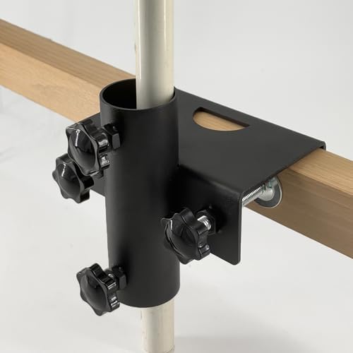 Heavy Duty Parasol Holder Patio Umbrella Stand Mount Umbrella Stand Bench Buddy Umbrella Holder Fixed Clip Umbrella Clamp for Deck,Chair,Desk,Dock,Beach Courtyard Balcony,Boats,Tailgates - Image 5