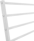 Xuthusman Multi-Size Scarf Display Stand, Metal Scarf Holder Organizer, Freestanding Scarf Rack for Commercial Clothing Retail Store Towel Rack Ties Belt Pants Hanging Rack (White, 120CM) - Image 7