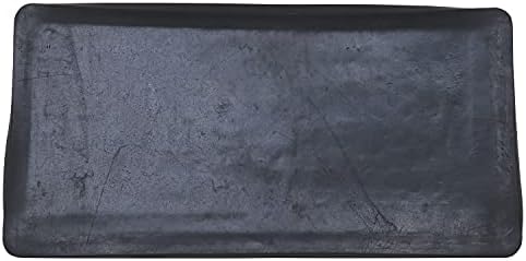 Art & Artifact Rubber Boot Tray Wet Shoe Tray for Entryway Indoor Outdoor Snow Boot Mat Extra Large Shoe Tray 32" x 16", Black, Hello Goodbye - Image 5