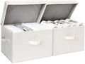 StorageWorks Fabric Storage Bins with Lids, Closet Storage Bins by StorageWorks