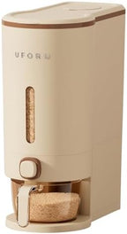 UFORU Rice Dispenser 23-25 LB,Airtight Storage Container,Measuring Cup by UFORU