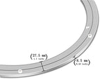 Aluminum Lazy Susan Hardware Metal Rotating Turntable Bearings Swivel Plate Hardware for Dining-Table and Workbench (14 Inchs) … - Image 3