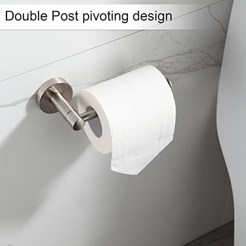 BGL Bathroom Hardware Set Brushed Nickel Bathroom Accessory Set Towel Bar 8 Pieces - Image 4