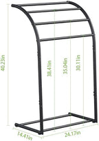 YINMIT Free Standing Towel Rack, Pool Towel Rack Outdoor, 4 Tier Towel Racks for Bathroom, Metal Blanket Rack, Blanket Display and Towel Drying Rack - Image 3