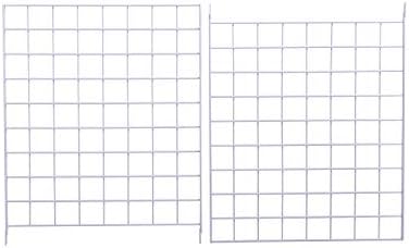 Econoco Portable Grid Panels, Wire Display, 3 Pack, White, 2x5ft - Image 3