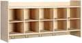 Colingmill Wall Cubbies 10 Section Wall Mount Storage Organizer with Hook by Colingmill