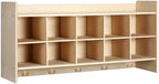 Colingmill Wall Cubbies 10 Section Wall Mount Storage Organizer with Hook by Colingmill