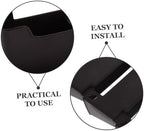 SHOWERORO Wall-Mounted File Organizer Plastic Document Holder for Home Office Hanging Mail and Paper Organizer Label Slots for Bills and Receipts - Image 3