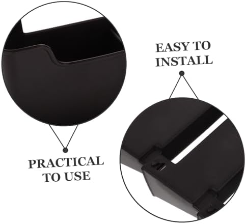 SHOWERORO Wall-Mounted File Organizer Plastic Document Holder for Home Office Hanging Mail and Paper Organizer Label Slots for Bills and Receipts - Image 3