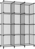 AWTATOS 12 Cube Storage Organizer, Closet Organizer Storage Shelves, Grey by AWTATOS