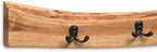 Alaterre Furniture Alpine Natural Live Edge Wood Coat Rack – 36 Inch Solid Wood Wall-Mounted Coat Hook with 4 Double Hooks – Modern Farmhouse Storage Organization for Entryway, Hallway, or Mudroom - Image 6