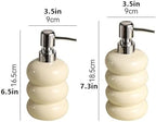 Soap Dispenser Creative Lotion Dispenser Bottle Detergent Body Wash Shampoo Laundry Detergent Hand Soap Press Empty Bottle Bathroom Soap Dispenser(Black,6.5 * 3.5 * 3.5in) - Image 2