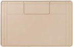 The Original Under Sink Mat - Silicone Waterproof mat, Trimmable, Easy to Clean, Kitchen cabinet liner, Under sink protector mats, Drip Tray with Lip - 34" x 22" or smaller - Beige by FamousDino