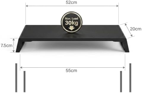 Zapuno Desk Organizer and Accessories, Computer Monitor Stand Riser with USB Hub , Laptop Stand - Image 6