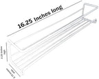 Evelots Over the Door Spice Rack Organizer, 6-Tier, Holds 54 Spices, White - Image 7