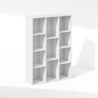Furinno Reed Closet Organizers and Storage, 11-Cube Closet Organizer, Open Shelf Closet Storage, for Wardrobe, Bedroom, Living Room, White - Image 3