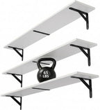 WOPITUES Long Wall Shelves 40″W x 8″D, Floating Book Shelves Max Load 65lbs by WOPITUESOfficial
