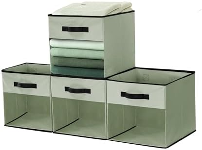 DECOMOMO Storage Bins, Cube Storage Bin with Window by DECOMOMO