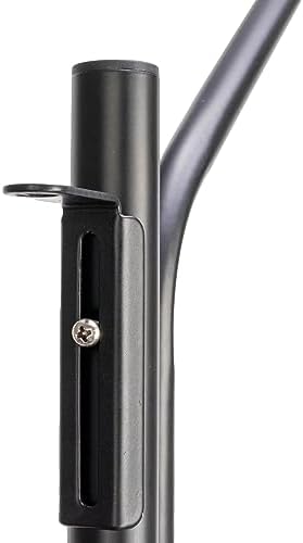 Household Essentials Hinge-It Clutterbuster Steel Valet Family Towel Bar, Black - Image 6