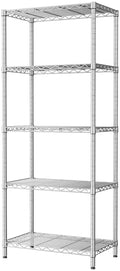 SINGAYE 5 Metal Shelves Wire Shelving Storage Shelf Adjustable Unit Pantry by SINGAYE