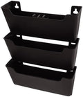 Sewroro Wall Hanging File Organizer for Receipts and Mail, Plastic Coffee by sewroro