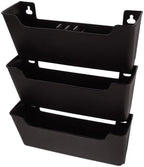 Sewroro Wall Hanging File Organizer for Receipts and Mail, Plastic Coffee by sewroro
