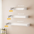 Wall Mounted Clothes Drying Rack - Heavy Duty 5-Rod Retractable Clothing Drying Rack, 60LBS Capacity Tiered Laundry Hanger, Large Foldable Dryer Racks for Indoor - Image 4