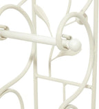 Deco 79 Metal Scroll Toilet Paper Holder with Space to Hold 3 Rolls, 8" x 6" x 24", Cream - Image 5