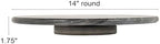 Creative Co-Op Round Marble Lazy Susan, Grey - Image 2