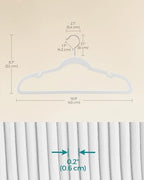 SONGMICS Velvet Hangers 60 Pack, Non-Slip Clothes Hangers, Space-Saving - Image 6