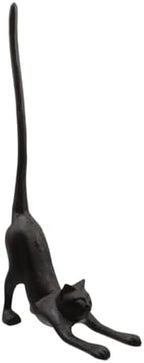 Cat Cast Iron Toilet Tissue Holder Toilet Paper Holder for Bathroom by TSNAMAY