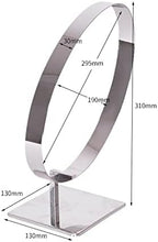 Stainless Steel Belt Display Stands Tabletop Artworks Belt Display Shelves Curved Shelf for Store Display Props Women Men (Primary Color) - Image 5