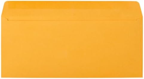 JAM PAPER #12 Manila Envelopes - 4 3/4 x 11 - Brown Kraft Manila - Bulk 1000/Carton - Image 2